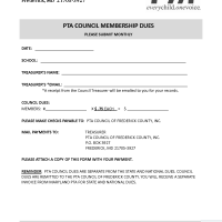 Council Dues Payment Form